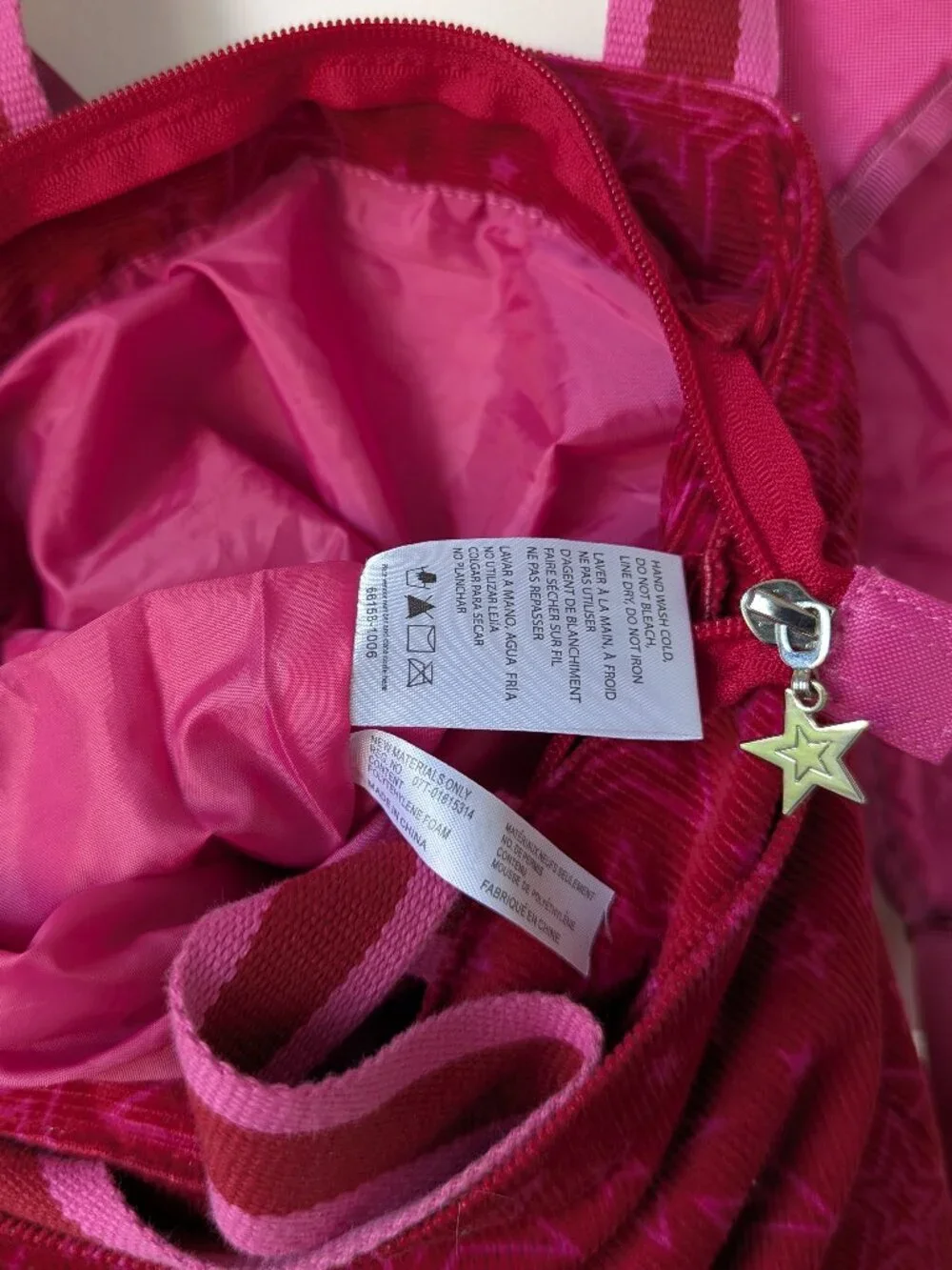 AMERICAN GIRL BERRY RED CORDUROY BACKPACK CARRIER